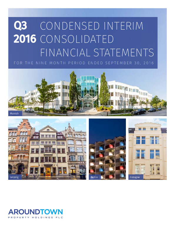 Q3 2016 Interim Consolidated Financial Statements 